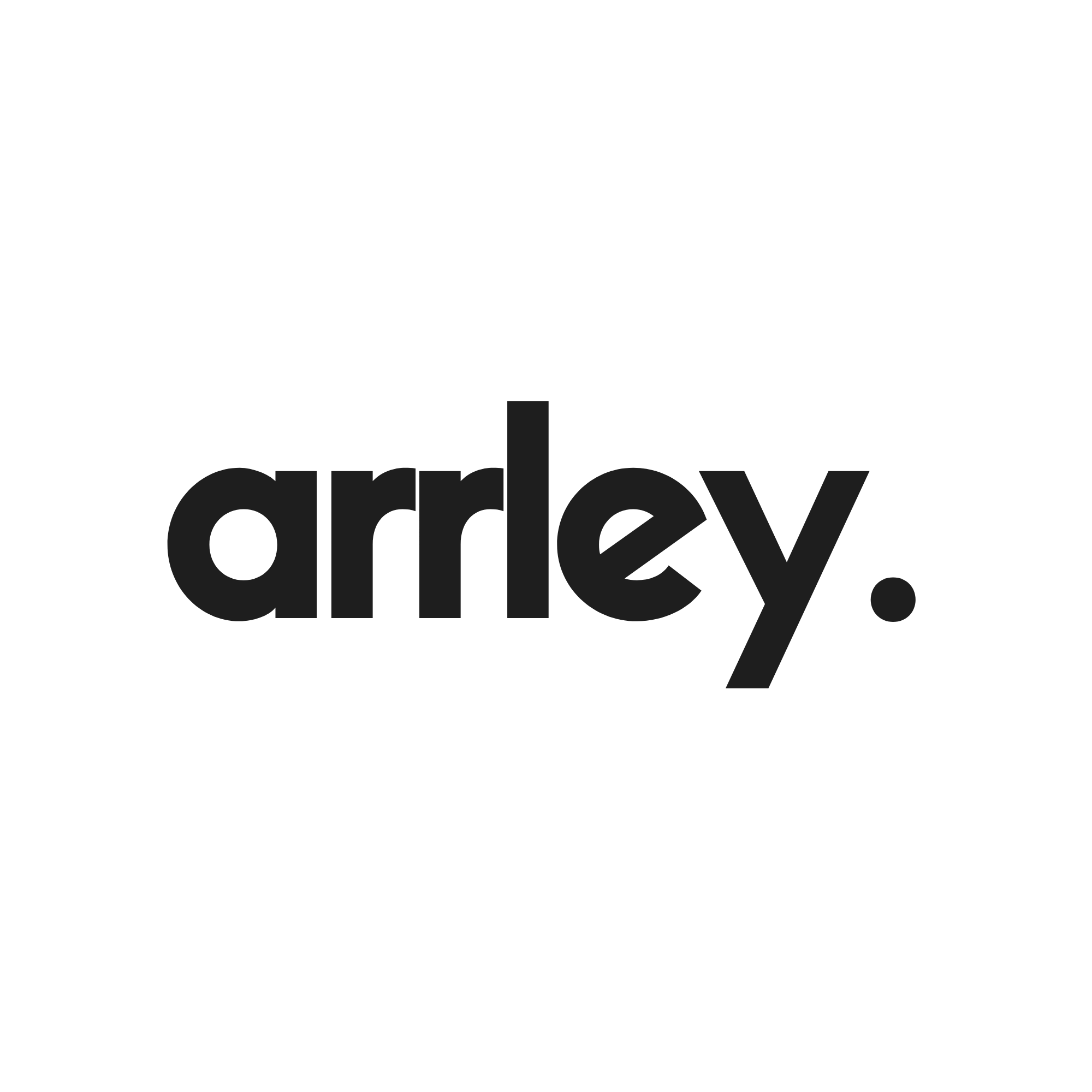 arrley wordmark, black, solid white background